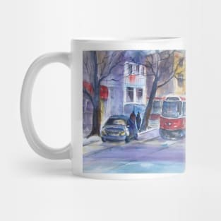 Streetcar in The Beaches, Toronto Mug